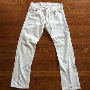 Men’s Levi’s 514 white jeans 30x30 GUC